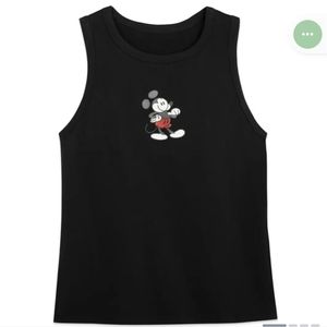 🔥NWT🔥: Large Mickey Mouse Black Tank Top